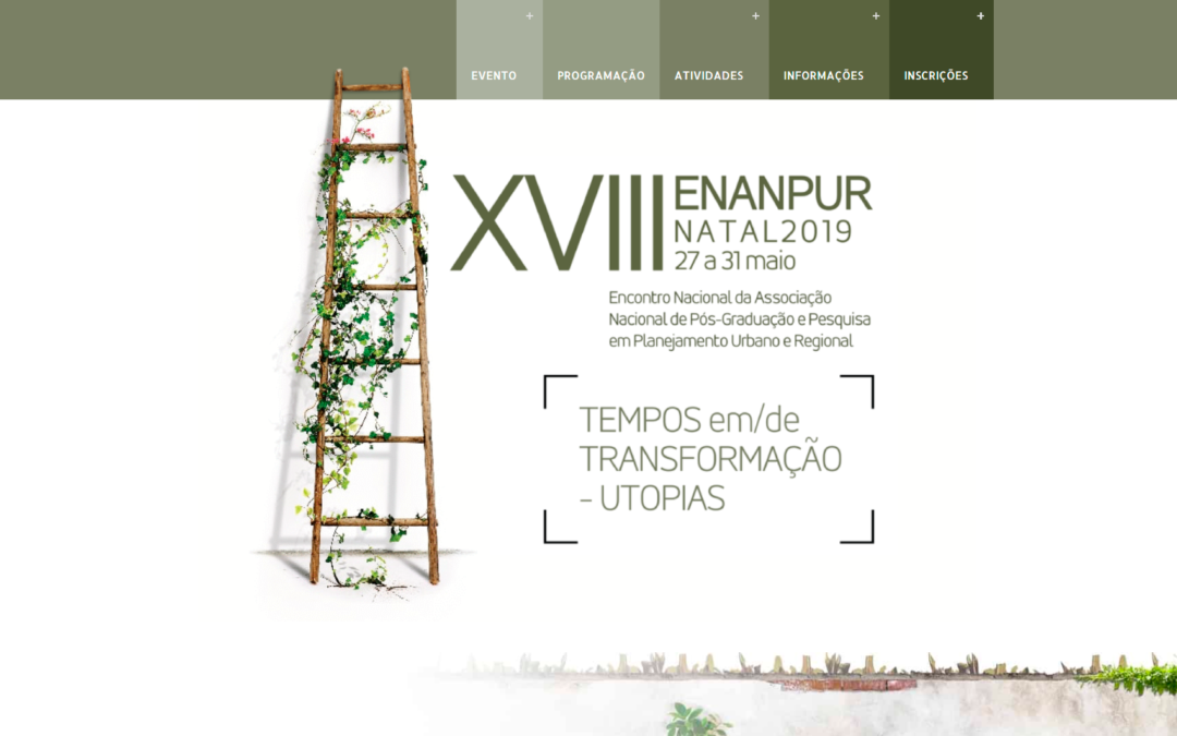 XVIII ENANPUR NATAL 2019 | 27 a 31 de Maio 2019